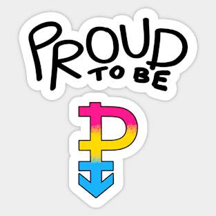 Proud Gay Pansexual Symbol Sticker